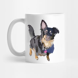 Border collie doodle Mug